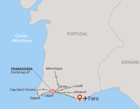 Circuit Splendeurs d'Algarve, logement au Framissima Portimão **** - 2