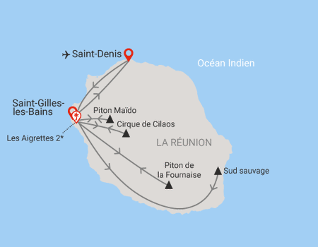 Circuit Beautés de la Réunion, logement aux Aigrettes ** - St Denis de la Réunion, Ile de la Réunion - Image 2
