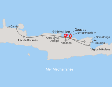 Circuit Trésors Crétois, logement au Club Jumbo Magda 4* - Crète, Grèce - Image 2