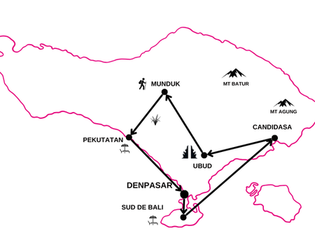 Circuit Féerie Balinaise et Plage Sauvage de l'Ouest en Charme et Privatif 4* - 2