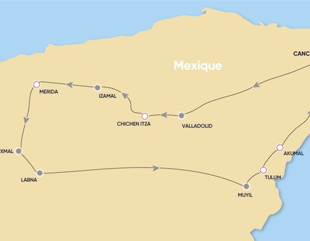 Séjour en étape avec location de voiture 