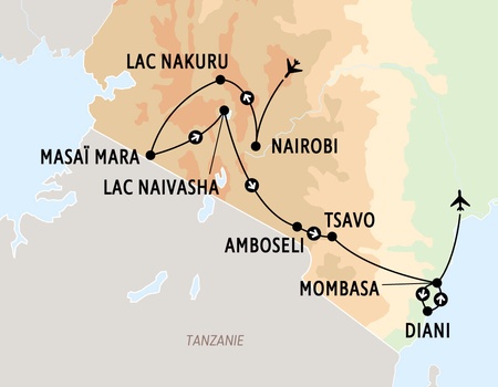 Circuit Regard sur le Kenya, le grand safari et plage de Diani - 2