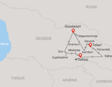 Circuit Richesses de Géorgie (maximum 12 participants) **** - 2