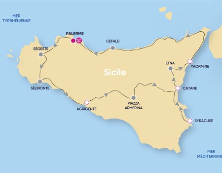 Circuit Grand Tour de la Sicile en 4* - 2