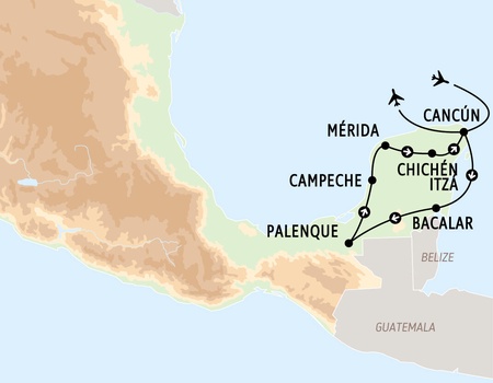 Circuit Regard sur le Yucatan - 2