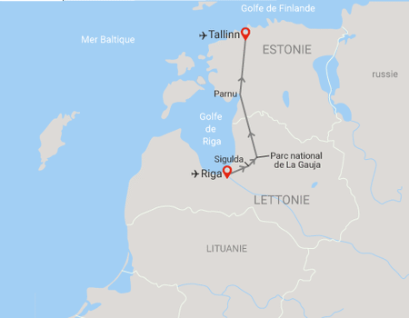 Circuit Beautés de Lettonie et d'Estonie 4* - 2