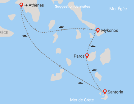 Circuit Combiné 3 îles Mykonos - Paros - Santorin en 15 jours 3* - Grèce continentale, Grèce - Image 2