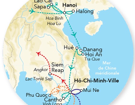 Merveilles du Vietnam & Balnéaire Mui Ne - 18J/15N - 2026 - 2