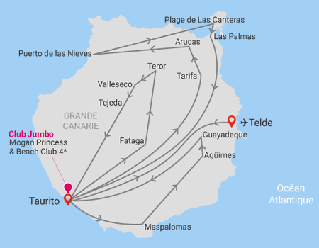 Circuit Beautés sauvages de Grande Canarie, logement au Club Jumbo Mogan Princess & Beach Club 4* - Grande Canarie, Canaries - Image 2