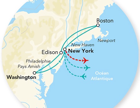 Splendeurs de l'Est des USA 09J/07N - 2