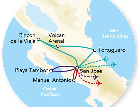 Douceurs du Costa Rica & extension Puntarenas 13J/11N - 2026 - 2