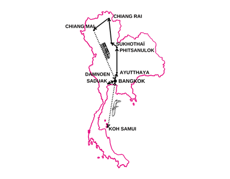 Circuit Lotus du Siam à Koh Samui 5* - 2