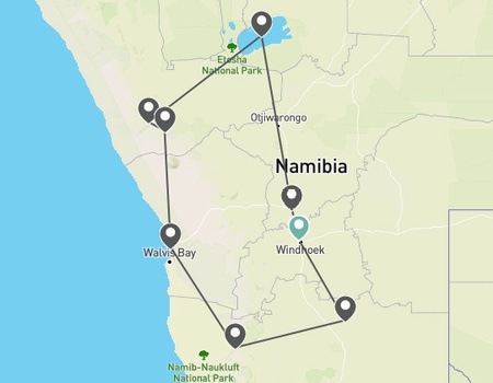 Autotour Sur les routes de Namibie **** - 2