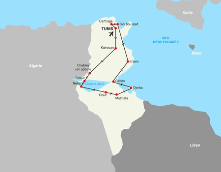 Circuit la balade Tunisienne - 1