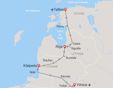 Circuit Cap sur la Baltique 4* - 2