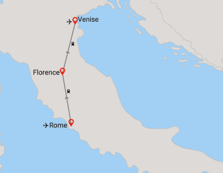 Circuit Rome, Florence et Venise en train **** - 2