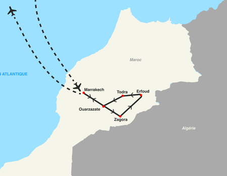 Circuit Coralia Grand Sud Maroc
