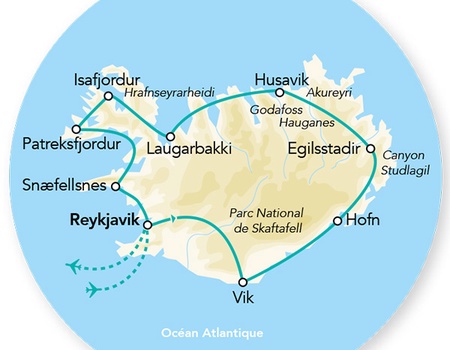 Circuit Merveilles d'Islande en Eté - 12J/11N - 2026 - 2