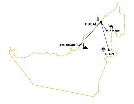 Combiné Dubai et Abu Dhabi, l'Âme de Deux Emirats - Emirats Arabes Unis, Moyen Orient  - Image 2