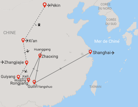 Circuit Panorama de Chine et montagnes d'Avatar *** - 2