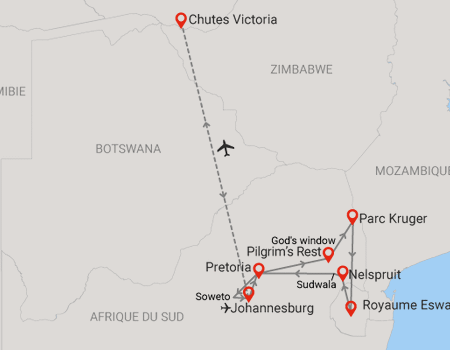 Circuit A la découverte de l'Afrique du Sud 3* et extension aux Chutes Victoria - Johannesbourg, Afrique du Sud - Image 2