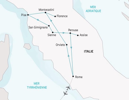 Circuit Rome et la Toscane 3* - 4