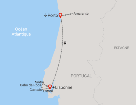 Circuit Voyage en liberté, de Lisbonne à Porto en train 5 nuits **** - 2