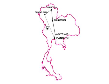 Circuit Thaïlande Découverte : de Bangkok aux Montagnes du Nord en Véhicule et Chauffeur Privé 4/5* + Vols Flex - 3