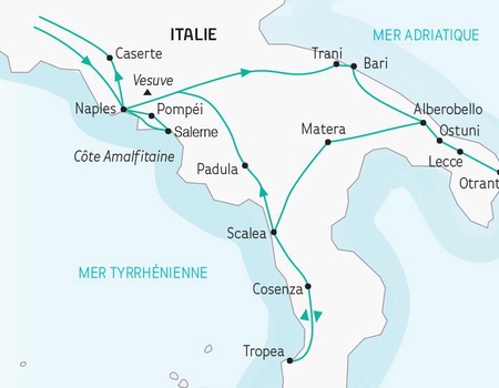 Circuit Le Grand sud de l'Italie (au départ du Sud de la France) - 1