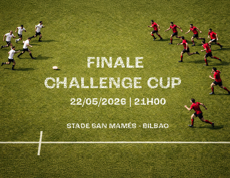 Finale Challenge Cup 2026 de Rugby + Hôtel 4* à Bilbao - 1