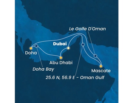 Croisière Emirats Arabes Unis, Oman à bord du Costa Smeralda - 4