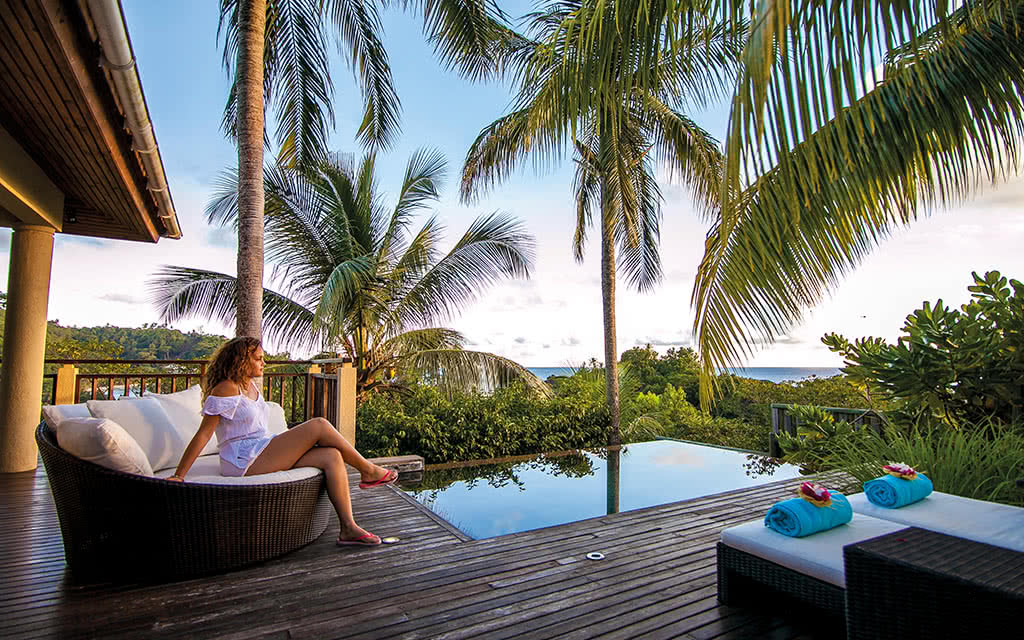 COMBINÉ 2 ILES : PRASLIN + MAHÉ Villas de Mer + Valmer 14 nuits ***