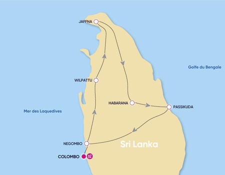 Circuit Secrets du Sri Lanka en petit groupe : culture, plages sauvages et safari 4* - 2