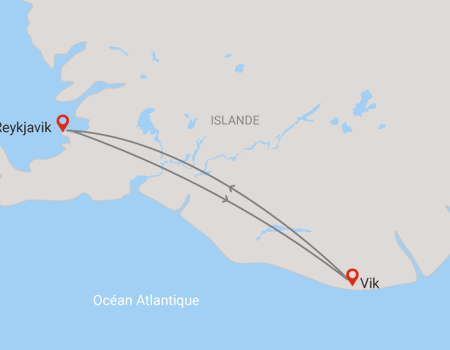 Autotour Balade sur la côte sud islandaise 3* - 2