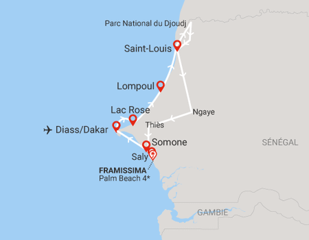 Combiné circuit et hôtel Les Oasis du Sénégal + extension 7 nuits Framissima Palm Beach - 2