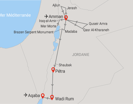 Circuit De Pétra à Aqaba, joyaux du Moyen-Orient **** - Amman, Jordanie - Image 2