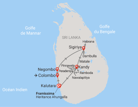 Combiné circuit et hôtel Authentique Sri Lanka 3* & extension au Framissima Evasion Heritance Ahungalla - 2