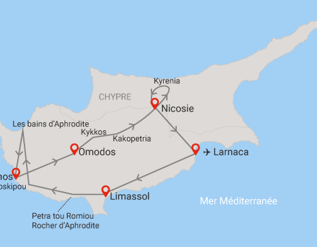 Circuit Grand tour de Chypre 4* - 2