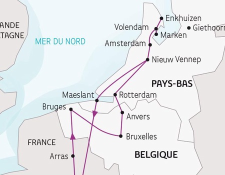 Circuit La Belgique et la Hollande - 1