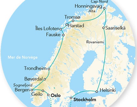 Circuit Merveilles de la Scandinavie 14J/13N - 2026 - 2