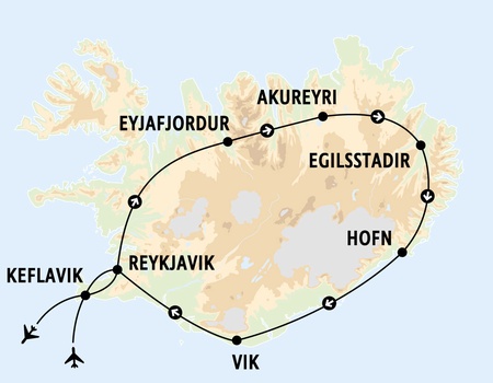 Autotour Islande, terre de glace et de feu - 8j/7n - 2