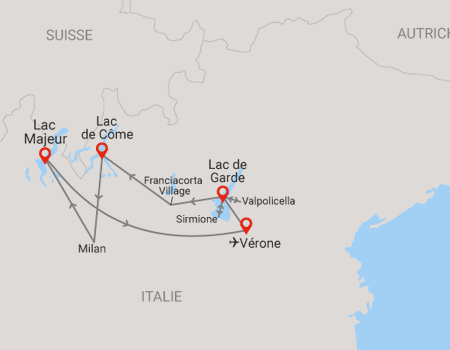 Autotour Balade sur les routes des lacs italiens, arrivée Vérone **** - 2