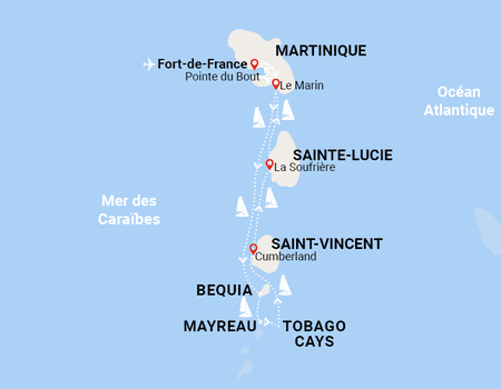 Croisière A la découverte des Grenadines ***** - 2