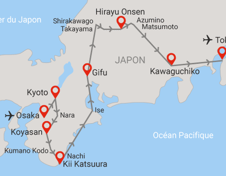 Circuit Traditions et culture du Japon 3* - 2