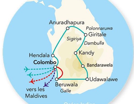 Merveilles du Sri Lanka & Extension Kalutara 15J/12N - 2026 - 2