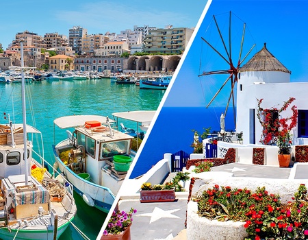 Combiné Héraklion / Îles de Santorin - 1