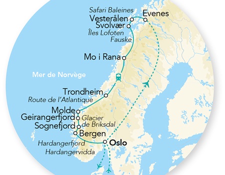 Circuit Merveilles des Lofoten & Fjords 11J/10N - 2026 - 2