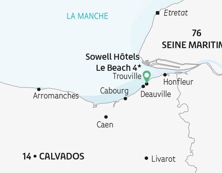 Circuit en autocar La Normandie, entre mer et bocage 5J - 1