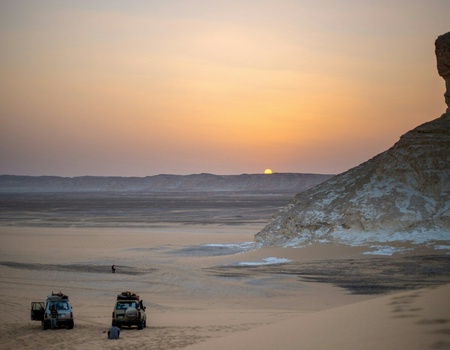 Circuit Des pyramides au désert blanc - 1