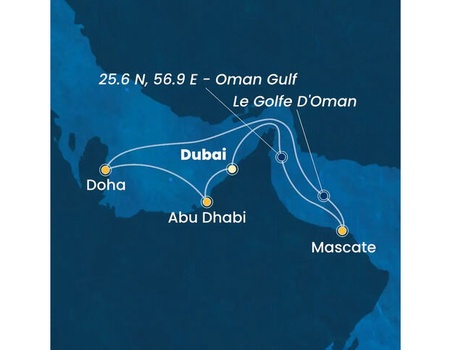 Croisière Emirats Arabes Unis et Oman à bord du Costa Smeralda - 4